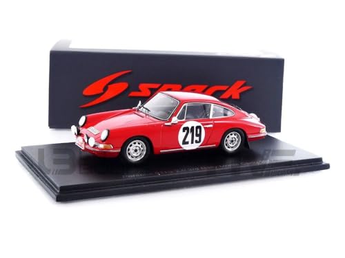 Spark 1/43 Porsche 911S 2.0 1967 Rally Monte Carlo 3e #219 V. Elford/D.Stone von Spark