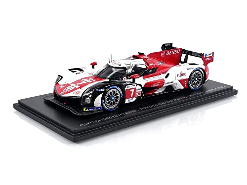 Spark 1:43 Maßstab Druckguss Modell Le Mans Auto Kompatibel Mit Toyota GR010 Hybrid M.Conway/K.Kobayashi/J. M.Lopez (Gazoo Rennen 2022) IN Weiß/Rot von Spark