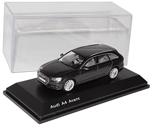 Spark A-U-D-I A4 B9 Avant Kombi Daytona Grau Schwarz Ab 2015 1/43 Modell Auto von Spark