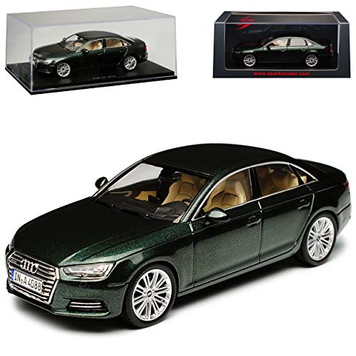 Spark A-U-D-I A4 B9 Limousine Gotland Grün Ab 2015 1/43 Modell Auto von Spark