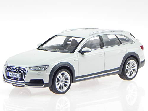 Spark Audi A4 B9 Avant Allroad 2016 Weiss Modellauto 1:43 von Spark