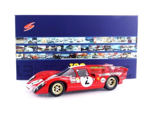 Spark Lola T70 MkIIIB 1:18 1969 Jo Bonnier/Masten Gregory Scuderia Filipinetti 18S253 24H Le Mans von Spark