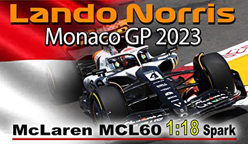 Spark McLaren MCL60 1:18 2023 Lando Norris McLaren F1 Team 18S898 Monaco GP von Spark