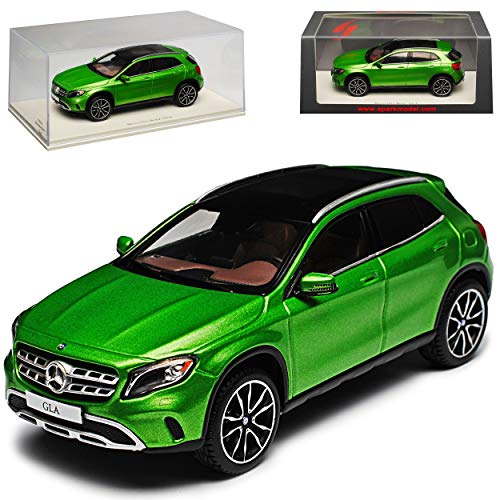 Spark Mercedes-Benz GLA X156 Grün SUV Ab 2013 Ab Modellpflege 2017 1/43 Modell Auto von Spark