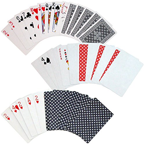 Spassprofi Trickkarten - 3 Kartenspiele mit Zaubertricks: Svengali Long/Short, Taper Cards, Unsichtbare Karten - Ideal für Magie-Tricks - Ab 16 Jahren - Deutsch von Spassprofi