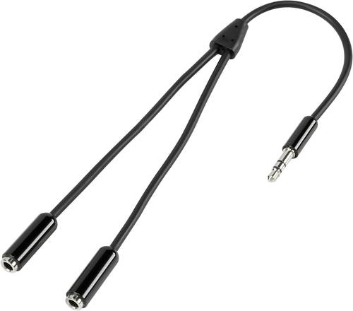 SpeaKa Professional SP-7870032 Klinke Audio Anschlusskabel [1x Klinkenstecker 3.5mm - 2x Klinkenbuch von SpeaKa Professional