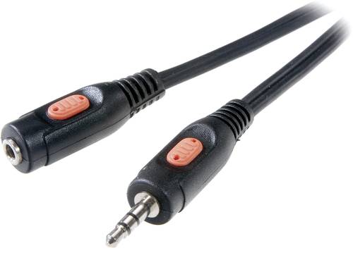 SpeaKa Professional SP-7870224 Klinke Audio Verlängerungskabel [1x Klinkenstecker 3.5mm - 1x Klinke von SpeaKa Professional