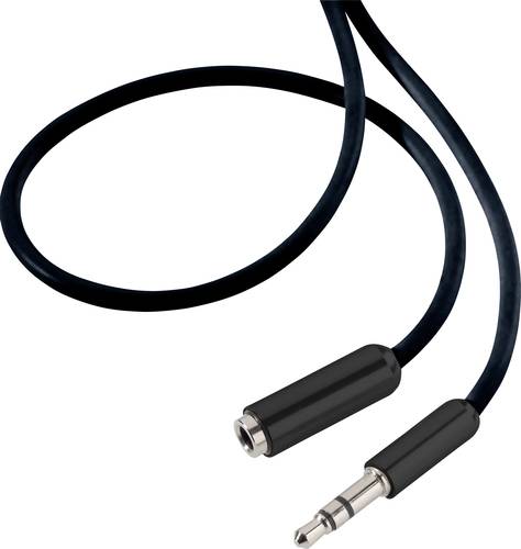 SpeaKa Professional SP-7870688 Klinke Audio Verlängerungskabel [1x Klinkenstecker 3.5mm - 1x Klinke von SpeaKa Professional