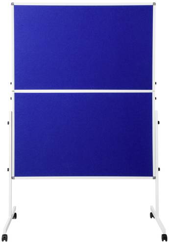 SpeaKa Professional Moderationstafel SP-PB-B01 (B x H) 1250mm x 1850mm Filz Blau zusammenklappbar, I von SpeaKa Professional