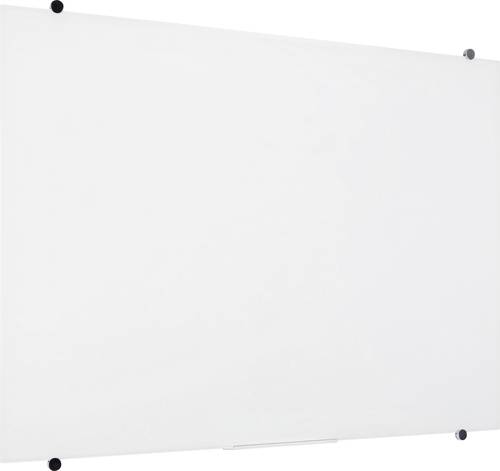 SpeaKa Professional Glas-Magnetboard SP-GWW-001 (B x H) 1200mm x 900mm Weiß glatt Inkl. Ablageschale von SpeaKa Professional