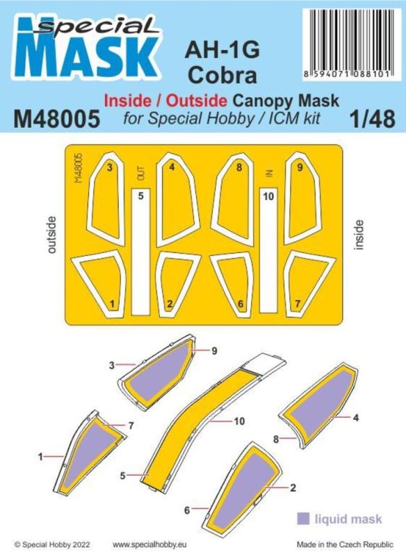 AH-1G Cobra Mask von Special Hobby