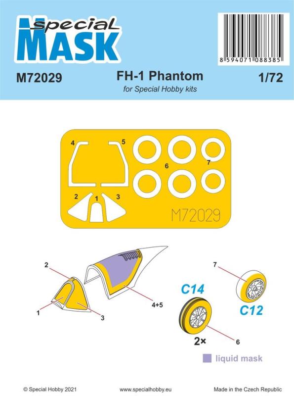 FH-1 Phantom - MASK von Special Hobby