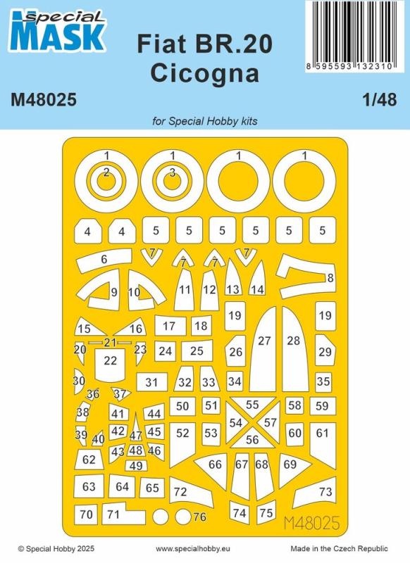 Fiat BR.20 Cicogna - Mask Fiat BR.20 Cicogna - Mask von Special Hobby