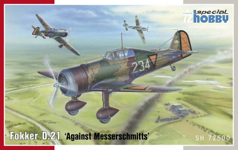 Fokker D.21  - Against Messerschmitt von Special Hobby