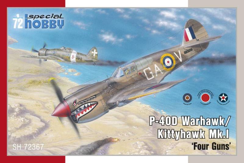 P-40D Warhawk/Kittyhawk Mk.I Four Guns von Special Hobby