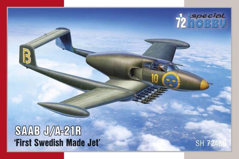 SAAB J/A-21R First Swedish Made Jet von Special Hobby