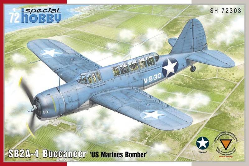 SB2A-4 Buccaneer US Marines Bomber von Special Hobby