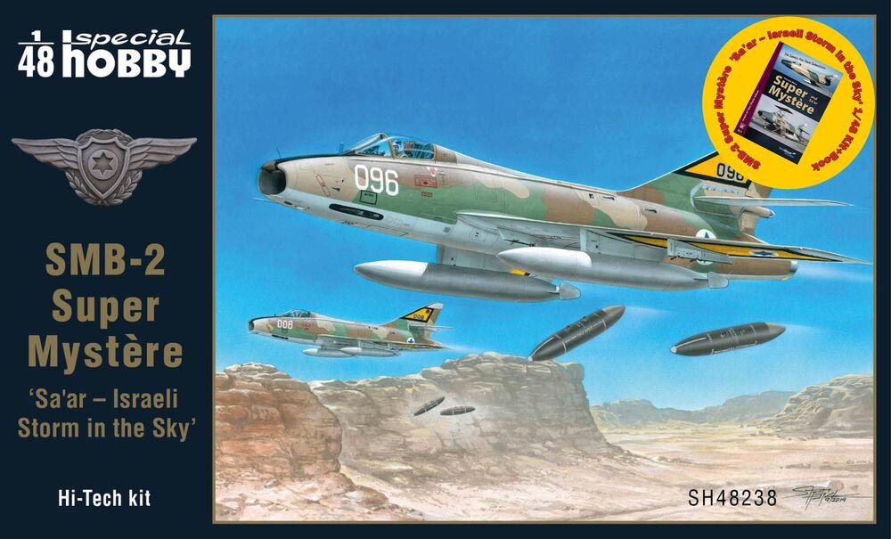 SMB-2 Super Mystere - Sa´ar Israeli Storm in the Sky - Kit+Book von Special Hobby