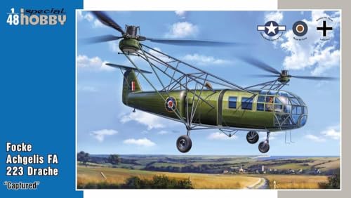 Special Hobby 100-SH48201 -1:48 Focke Achgelis FA 223 Drache Captured - Neu von Special Hobby