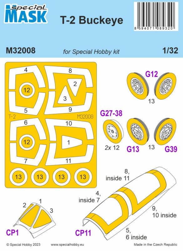 T-2 Buckeye - Mask von Special Hobby