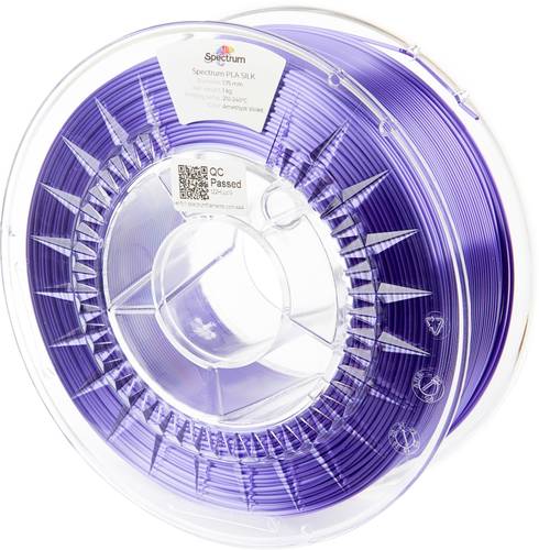 Spectrum Filaments 80512 PLA SILK Filament PLA-Seide Seidig glänzend 1.75mm 1000g Amethyst Violet, von Spectrum Filaments