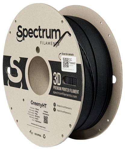 Spectrum Filaments 80699 GreenyHT Filament PLA hitzebeständig, hohe Steifigkeit, Matt 1.75mm 1000g von Spectrum Filaments