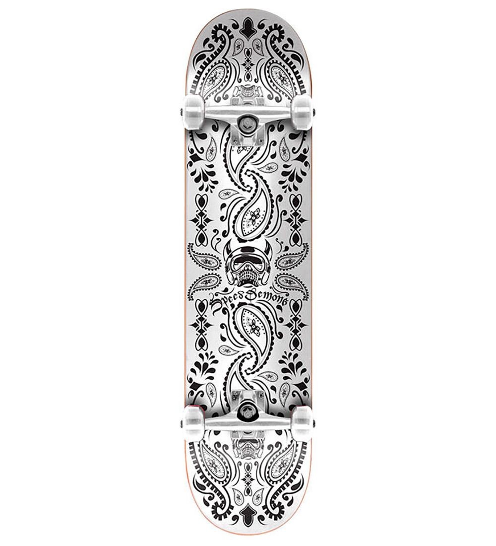 Speed Demons Skateboard - 8'' - Bandana komplett - Weiß - Speed Demons - One Size - Skateboards Speed Demons Skateboard - 8'' - Bandana komplett - Weiß - Speed Demons - One Size - Skateboards von Speed Demons
