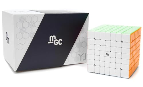 YJ MGC 7x7 Magnetischer Speedcube (offizieller USA-Händler) ohne Aufkleber (hell) von SpeedCubeShop