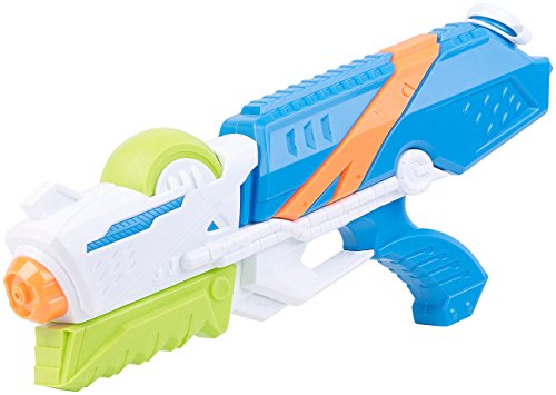 Speeron Spritzpistole: XL-Kinder-Wasserpistole mit extra-großem Wassertank, 850 ml (Wasserkanone Kinder, Spielzeug-Pistole, Wasserbomben) von Speeron