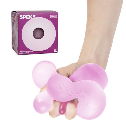 Speks Jumbo Gump Stressball | Seidig weiches Memory-Gel | Squishy Fidget Spielzeug für Teenager und Erwachsene | Moon Jelly von Speks