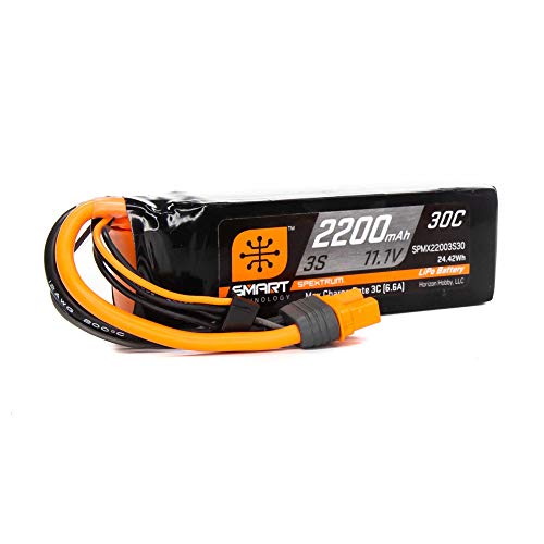 11,1 V 2200 mAh 3S 30C Smart LiPo-Akku: IC3 von Spektrum