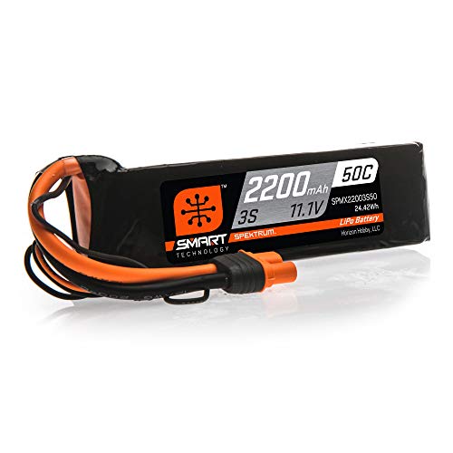 11,1 V 2200 mAh 3S 50C Smart LiPo-Akku: IC3 von Spektrum