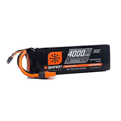 11,1 V 4000 mAh 3S 30C Smart LiPo-Akku: IC3 von Spektrum