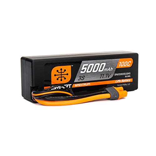 11,1 V 5000 mAh 3S 100C Smart Hardcase LiPo-Akku: IC3 von Spektrum