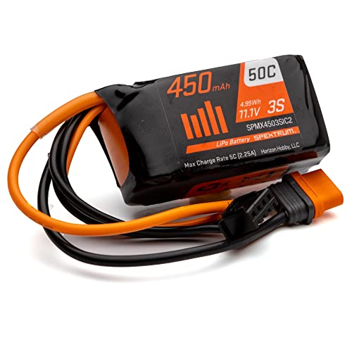 Spektrum 11.1V 450mAh 3S 50C LiPo Battery: IC2 von Spektrum