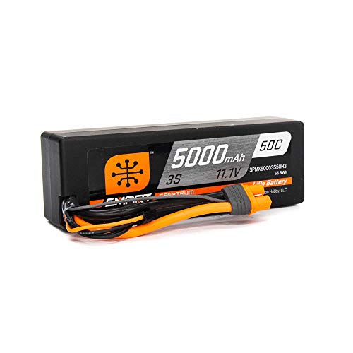 11,1 V 5000 mAh 3S 50C Smart Hardcase LiPo-Akku: IC3 von Spektrum