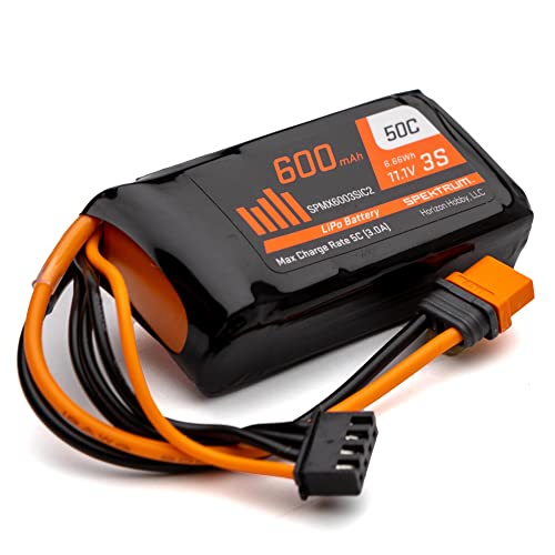 Spektrum 11.1V 600mAh 3S 50C LiPo Battery: IC2 von Spektrum