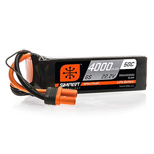 22.2V 4000 mAh 6S 50C Smart LiPo-Akku: IC5 von Spektrum