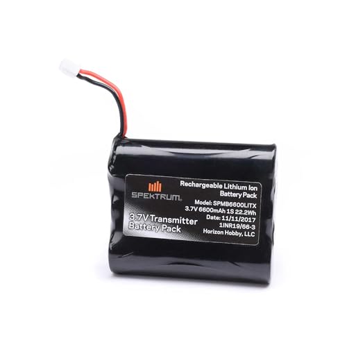 3.7V 6600mAh 1S Li-Ion Transmitter Battery: NX6/NX8/NX10/iX12, Tx Plug (XH-1S) von Spektrum