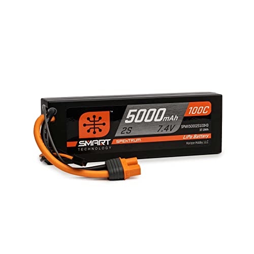 7,4 V 5000mAh 2S 100C Smart Hardcase LiPo-Akku: IC3 von Spektrum