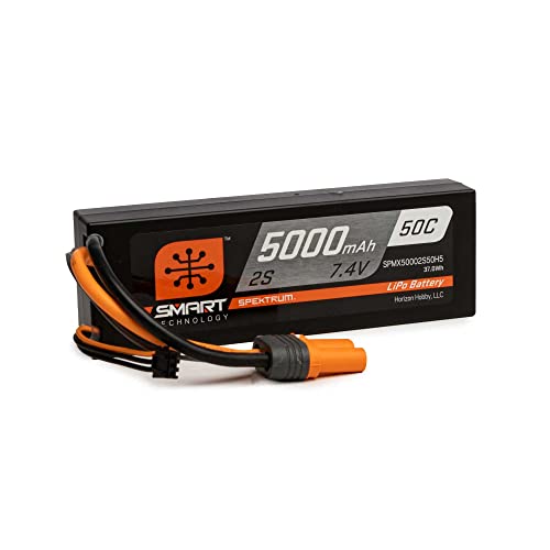 7,4 V 5000mAh 2S 50C Smart Hardcase LiPo-Akku: IC5 von Spektrum