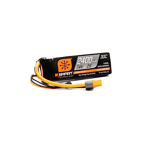 7.4V 2400mAh 2S Smart 30C LiPo Battery: IC3 Connector von Spektrum