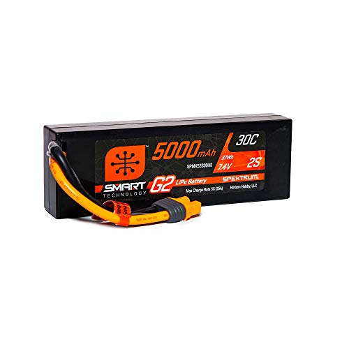 7.4V 5000mAh 2S 30C Smart LiPo G2 Hard Case: IC3 von Spektrum