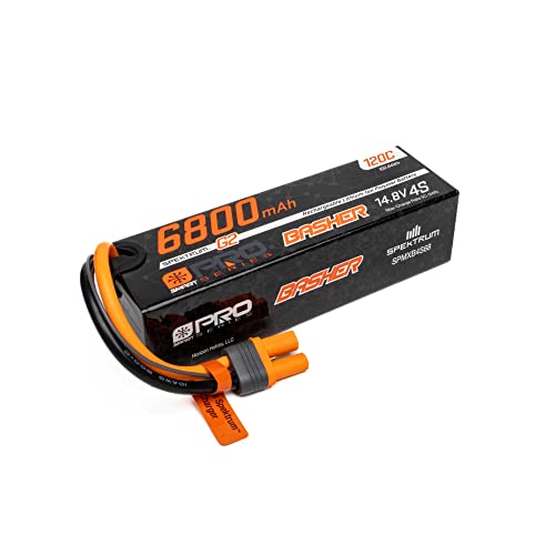 Spektrum 14.8V 6800mAh 4S 120C Smart G2 Pro Basher LiPo Battery: IC5 von Spektrum