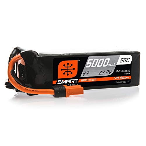 Spektrum 22.2V 5000mAh 6S 50C Smart LiPo-Akku: IC5, SPMX50006S50 von Spektrum