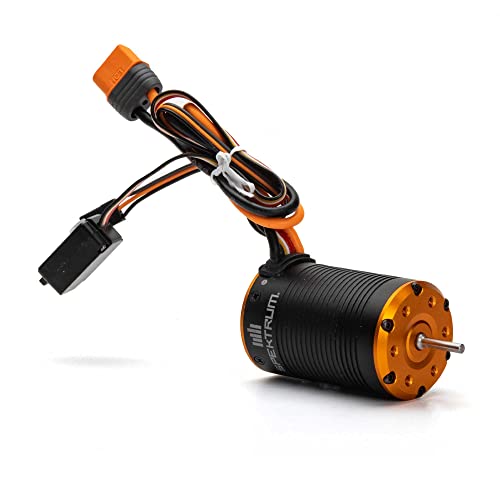 Spektrum Firma 2-in-1 Brushless Crawler Motor/ESC: 2300Kv, Orange/Abendrot im Zickzackmuster (Sunset Chevron) von Spektrum