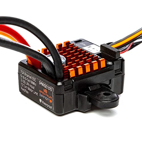 Spektrum Firma 70A Brushed Smart Waterproof ESC, 2S-3S: IC3 SPMXSE1070 von Spektrum