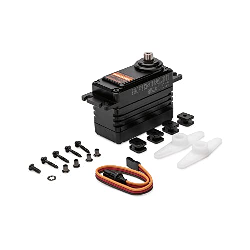 Spektrum S9110BL 1/5 Digital HV High Speed Brushless Metall Getriebeoberfläche Servo, SPMSS9110BL von Spektrum