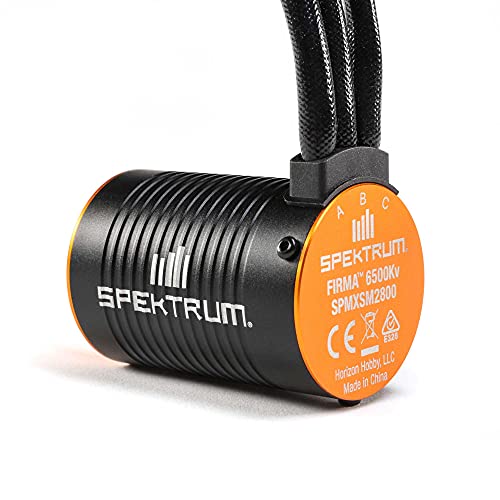 Spektrum SPMXSM2800 Firma 3652 6500Kv 4-Pole Brushless Motor: 3.175mm, Multi von Spektrum