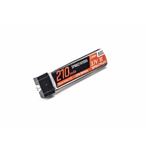 Spektrum Smart 210mAh 1S 3.7V 50C LiPo JST PH1.25mm Connector SPMX2101S50 von Spektrum